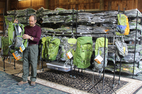 Rich demonstrating an Aarn pack