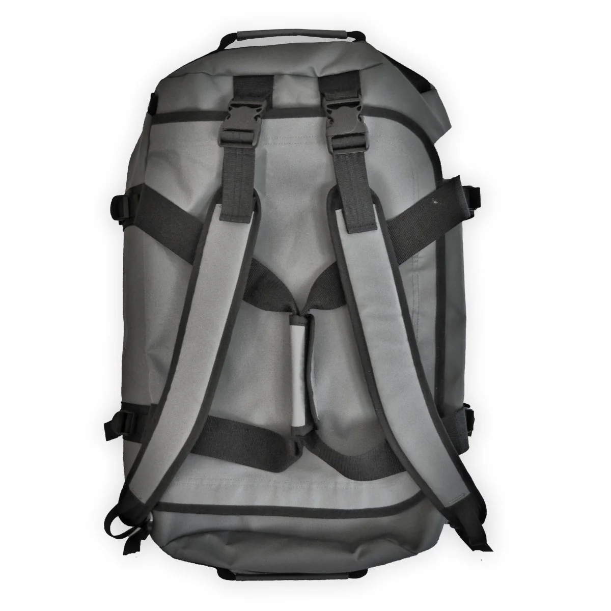 Adjustable trekking backpack for travel showing padded shoulder straps, carry handles, and versatile gear design.