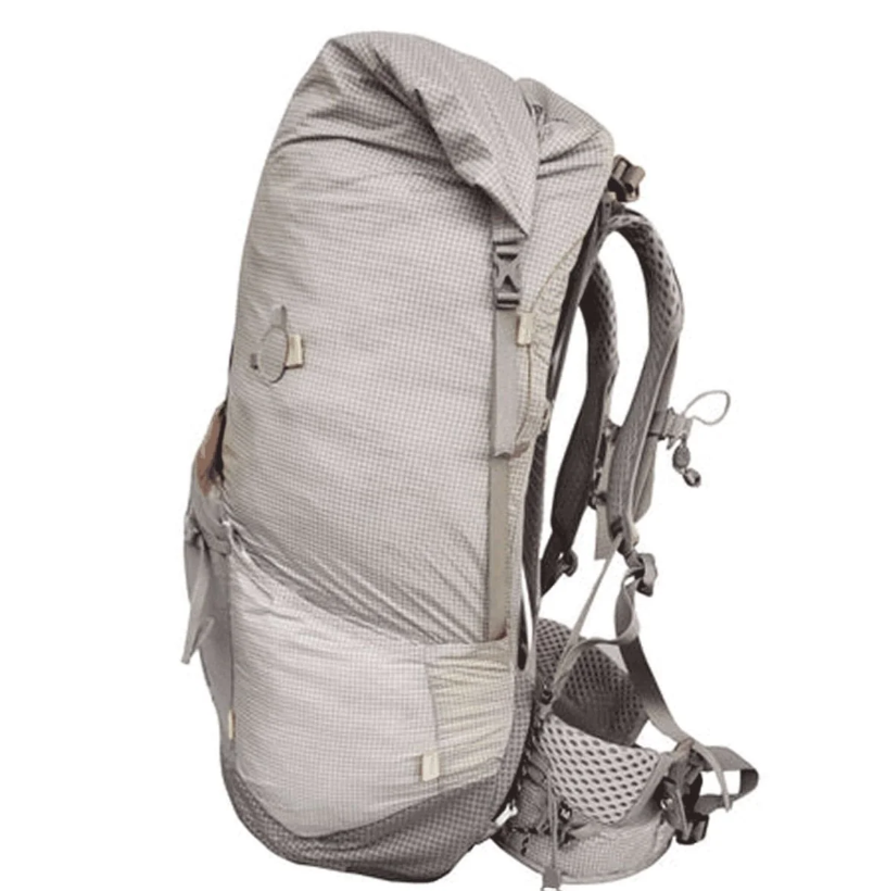 A lightweight ski backpack.