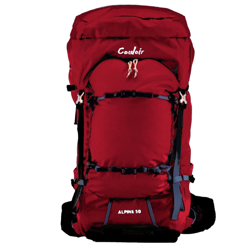 A durable ski mountaineering pack.