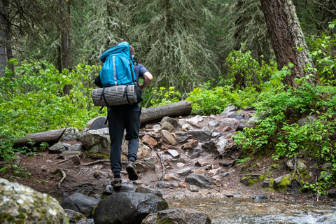 Man on a trail