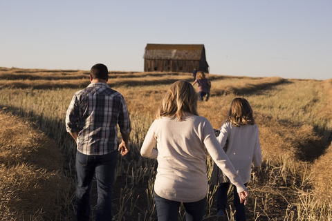 An outdoor family trip